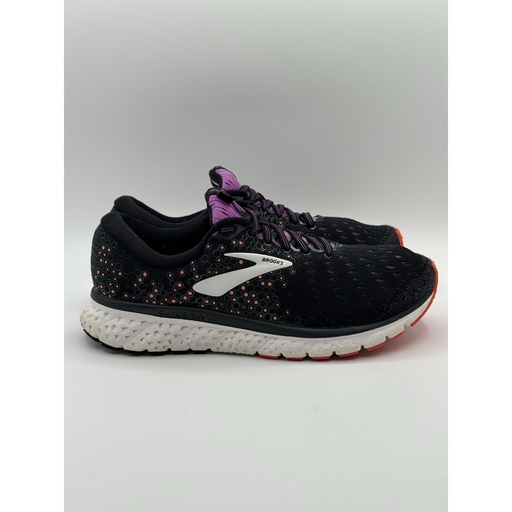 Brooks Glycerin 17 Women's Running Shoes Narrow 2A Black Purple Size 9.5